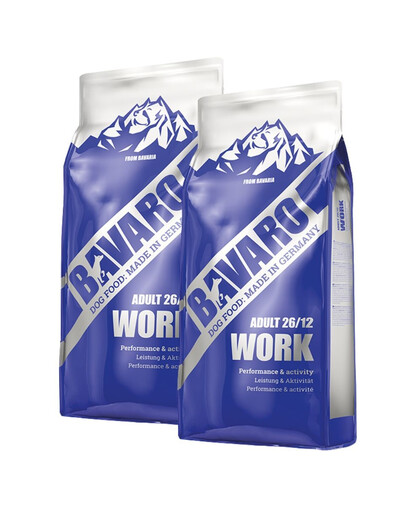 JOSERA Bavaro Work Adult 26/12 2x18 kg krmivo pro pracovně aktivní psy