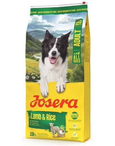 JOSERA Lamb and Rice Adult 2x12,5kg monoproteinové krmivo pro psy