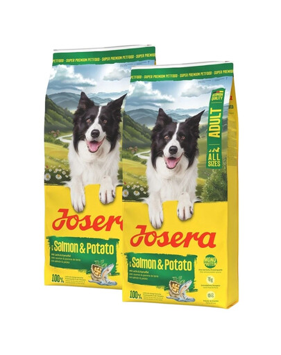 JOSERA Salmon and Potato Adult 2x12,5kg bezobilné krmivo pro psy s citlivým žaludkem