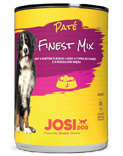 JOSERA JosiDog Pate Finest Mix 6x800g paštika s 5 různými druhy masa pro psy