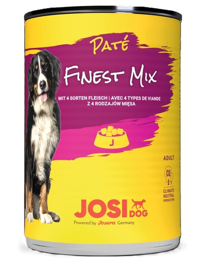 JOSERA JosiDog Pate Finest Mix 24x800g paštika s 5 různými druhy masa pro psy