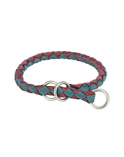 TRIXIE Cavo Stahovací obojek pro psa XS–S: 25–31 cm/o 12 mm bordó/petrolej