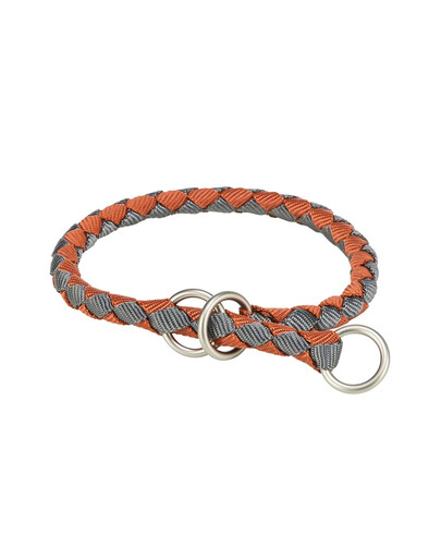 TRIXIE Cavo Stahovací obojek pro psa S: 30–36 cm/o 12 mm oranžový/grafit