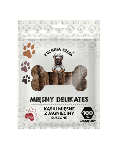 KUCHNIA SZEFA Delikates kosti pamlsek pro psy z jehněčího masa 7 ks