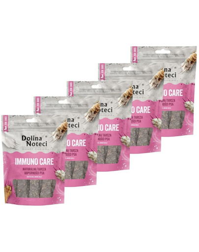 DOLINA NOTECI Smart Chews Immuno Care 5x100g podpora imunity, sušené pamlsky pro psy