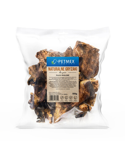 Płuco wołowe 500g naturalny gryzak dla psów