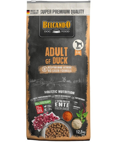 BELCANDO Adult Grain Free Duck 12,5 kg kachna granule pro psy