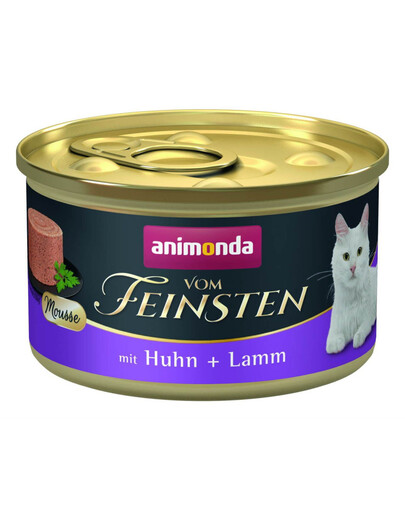 ANIMONDA Vom Feinsten Mousse s kuřetem a jehněčím 85g paštika pro kočky