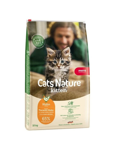MERA Cat Nature Kitten Chicken 10 kg kuřecí, krmivo pro koťata