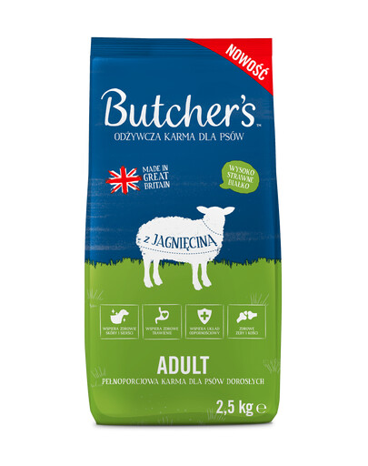 Butcher's Original, jehněčí 2,5kg