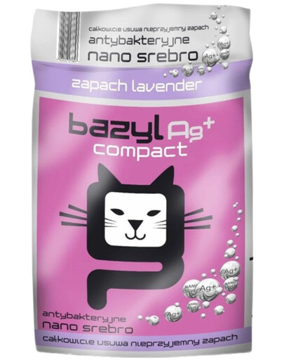 BAZYL Ag+ Compact Lavender 5 l levandulově bentonitové stelivo pro kočky