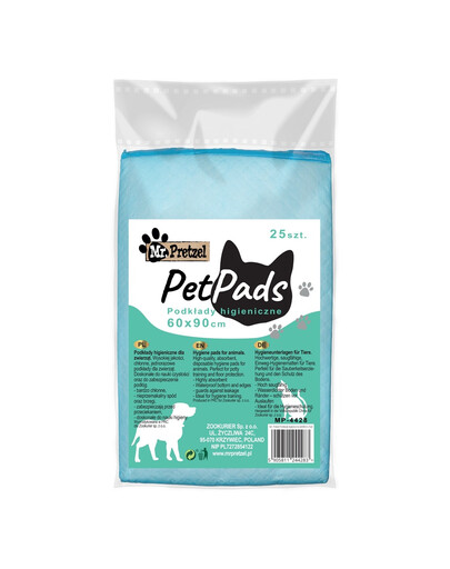 Podkłady higieniczne dla psa 60x90cm 25szt bardzo chłonne