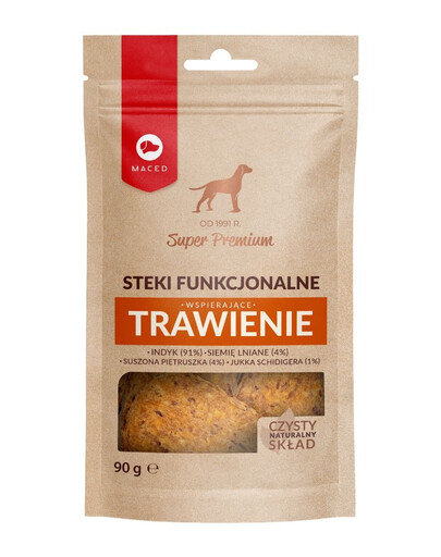 Funkční steaky z krůty 90g, lahůdky podporující trávení