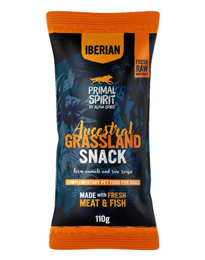 PRIMAL SPIRIT Pamlsek pro psa Iberian Ancestral Grassland 110 g
