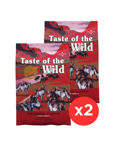 TASTE OF THE WILD Southwest Canyon 2x5,6 kg s divočákem