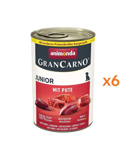ANIMONDA GranCarno Junior vepřové a krůtí pro štěňata 6x800 g