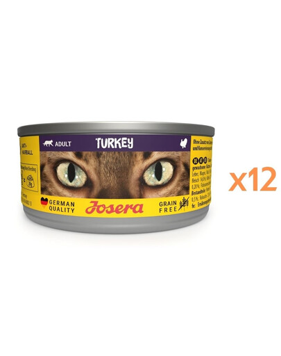 JOSERA Adult Turkey 12x85g mokré krmivo pro kočky s krůtou