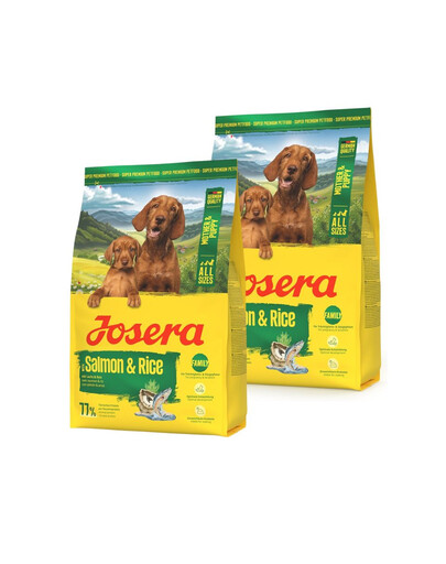 JOSERA Mother and Puppy Losos s rýží 2x3 kg pro štěňata, březí a kojící feny