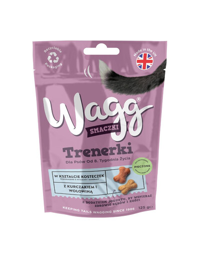 WAGG výcvikové pamlsky pro psy 125 g s kuřetem a hovězím masem