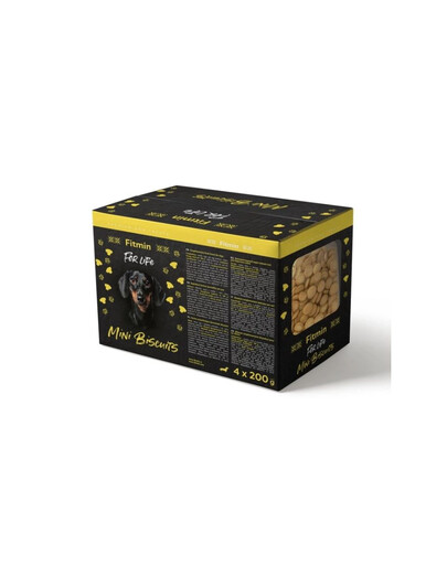 FITMIN For Life Mini sušenky multipack – pamlsek pro psa 4 x 200 g