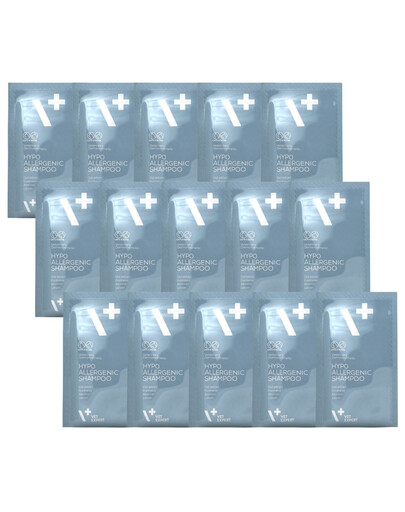 VET EXPERT Hypoallergenic Shampoo 20x15 ml hypoalergenní šampon pro psy a kočky s citlivou kůží