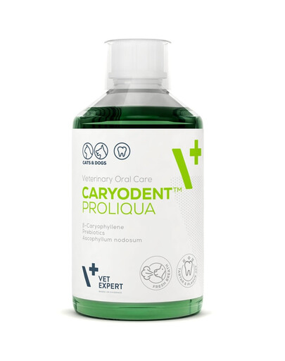 VET EXPERT Caryodent Proliqua 250 ml tekutý přípravek pro ústní hygienu psů a koček