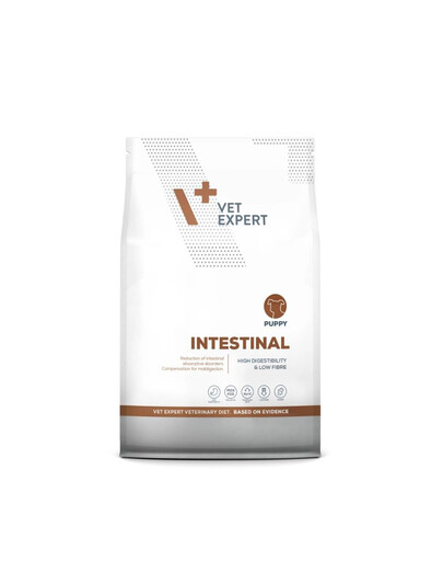 VET EXPERT Veterinary Diet Intestinal Puppy 2 kg dla szczeniąt z zaburzeniami trawienia i wchłaniania