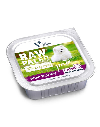 RAW PALEO Pate Lamb Mini Puppy 150g jehněčí paštika pro štěňata malých plemen
