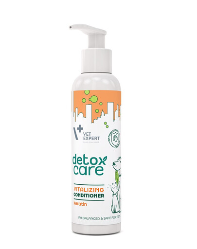 VET EXPERT Detox Care Vitalizing Conditioner 150 ml kondicionér pro psy a kočky usnadňující česání