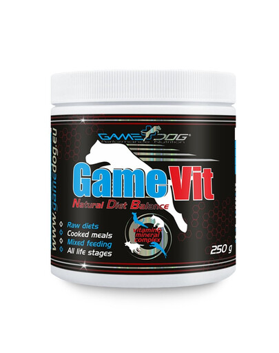 GAME DOG Vit 250g vitamíny a minerály pro psy všech věkových kategorií ve formě prášku