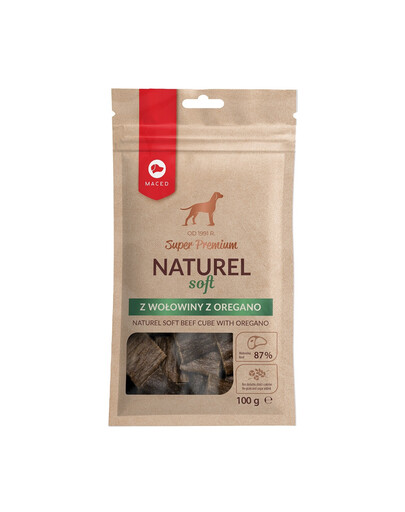 Super Premium Naturel Soft przysmak dla psa z wołowiną z oregano 100g