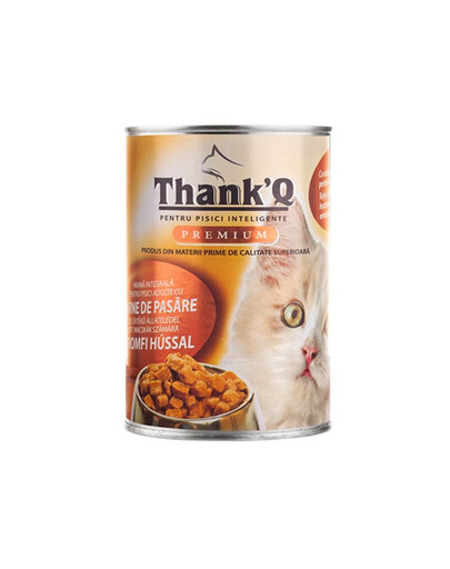 THANK'Q KOT s kuřetem 415 g konzerva pro kočky