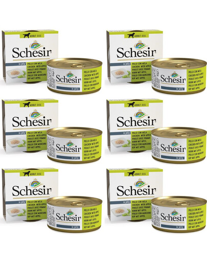 SCHESIR Fruit Kuře s jablkem 6x150G