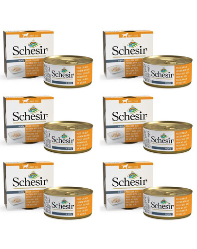 SCHESIR Kuřecí řízky s aloe v želé 6x150g