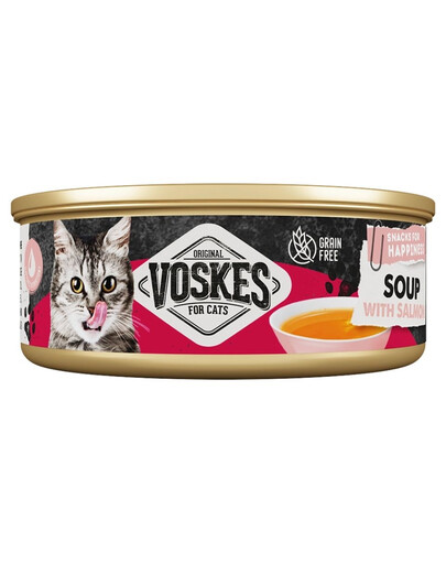 VOSKES Soup with Salmon 50 g polévka s lososem pro kočky