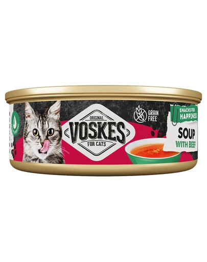 VOSKES Soup with Beef 50 g polévka s hovězím masem pro kočky