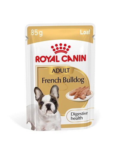 ROYAL CANIN French Bulldog Loaf 12x85g krmivo, paštika pro dospělé psy plemene francouzský buldoček