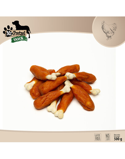 MR. PRETZEL Udko z kurczaka 500g przysmak dla psa