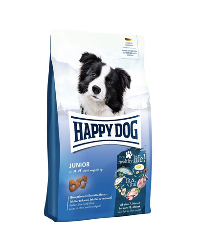 HAPPY DOG Fit and Vital Junior 4 kg granule pro štěňata