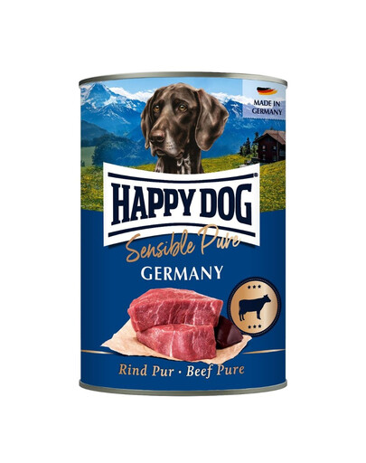 HAPPY DOG Sensible Pure Germany Hovězí 400 g konzerva pro psy