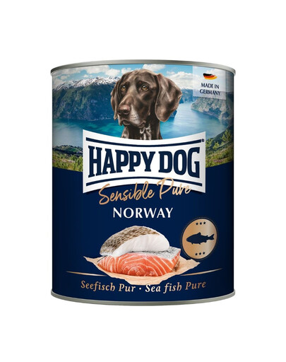 HAPPY DOG Sensible Norway Ryba 800 g konzerva pro psy