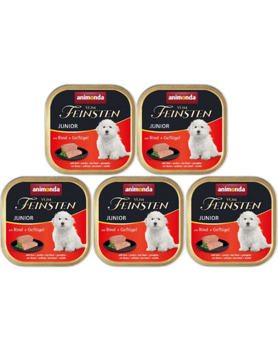 ANIMONDA vom Feinsten Junior hovězí a drůbeží 5x150g
