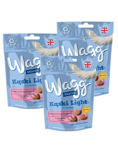 WAGG Bites Light pamlsky pro psy 3x125g