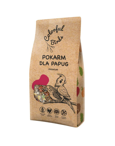 KUCHNIA SZEFA Colorful Birds Krmivo pro papoušky 10 kg