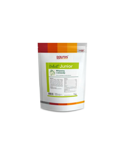 DOLFOS Dolvit Junior 1kg minerálně-vitaminový doplněk v prášku pro štěňata a mladé psy
