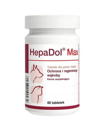 DOLFOS Hepadol Max 60 tabl. preparat podporující funkci jater pro psy a kočky