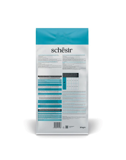 SCHESIR Original Medium Adult Ryby 12 kg granule pro dospělé psy středních plemen