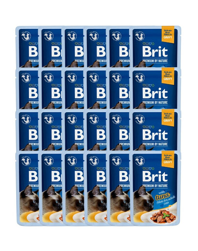 Premium Cat Fillets in Gravy mokra karma z tuńczykiem w sosie dla kotów 24x85g
