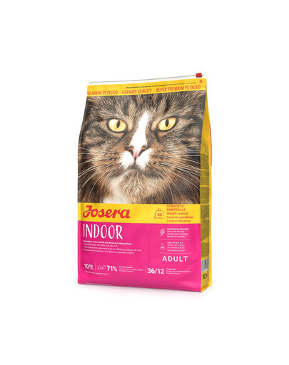 JOSERA Indoor 10 kg bezobilné granule pro kastrované kočky