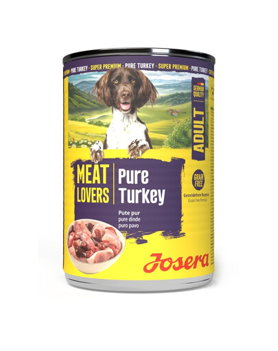 JOSERA Meat Lovers Pure Turkey 400 g krůta konzerva pro psy